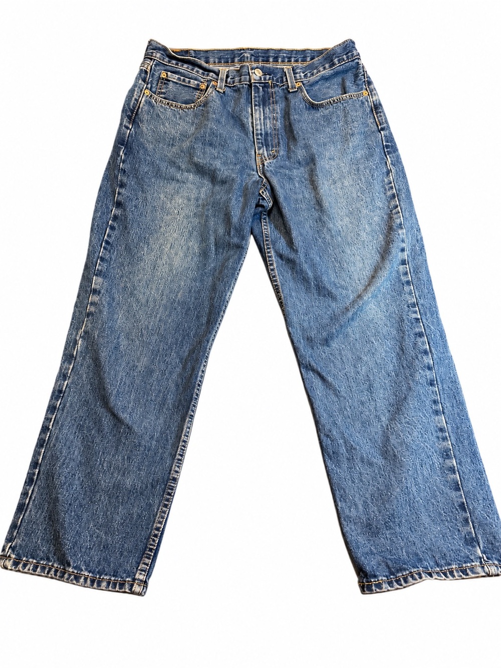 Levi’s 550 Jeans Men’s 36x30 Blue Relaxed Fit Tapered Leg Cotton Denim